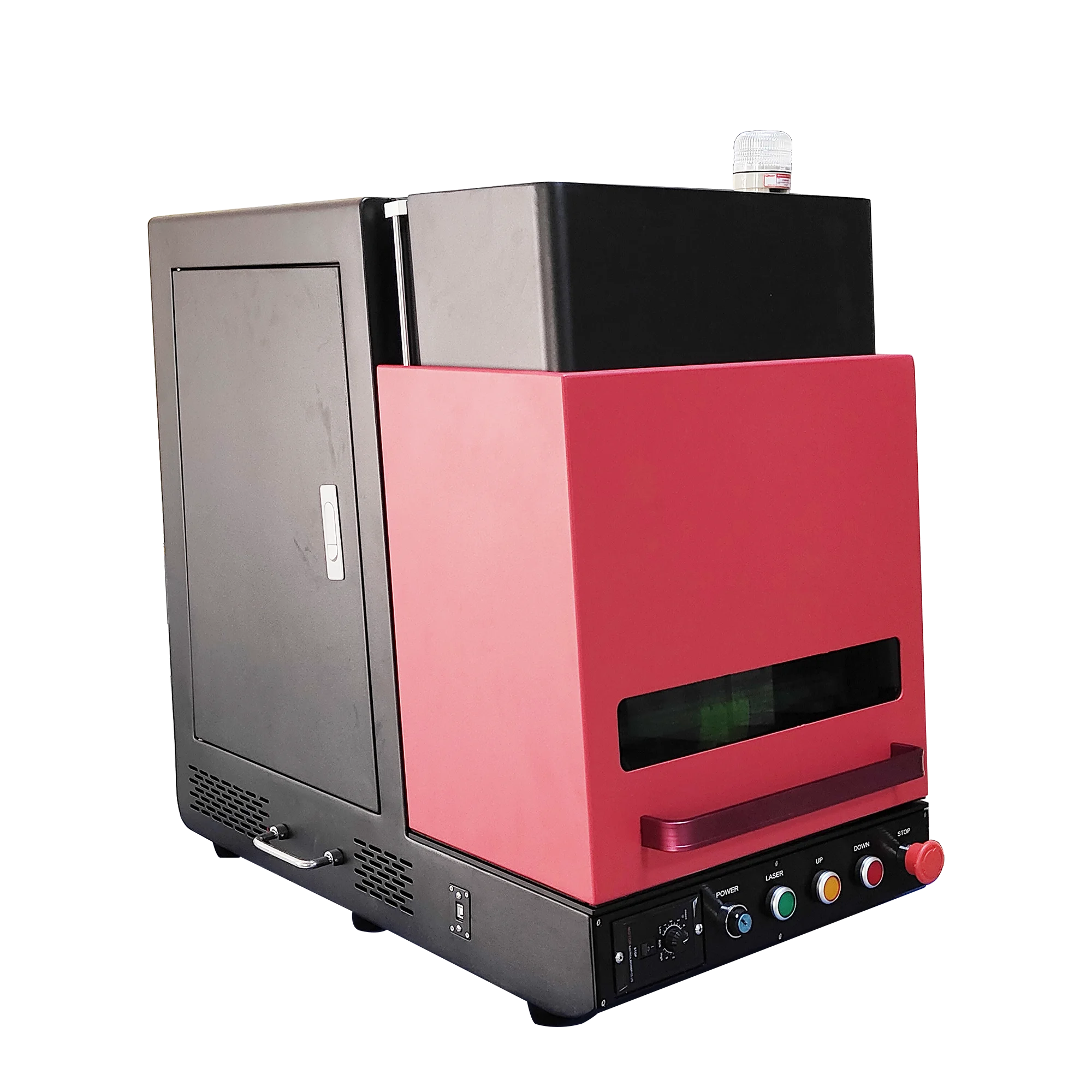 Security seal laser machinery 50W fiber Laser Marking /cutting Machine for metal/ plastic