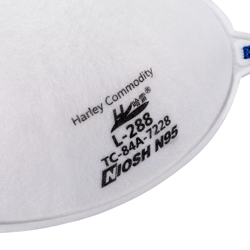 Harley L-288 NOISH N95 Approval Cup Mask Personal Protective Equipment Safety Respirator with High Filtration Filter