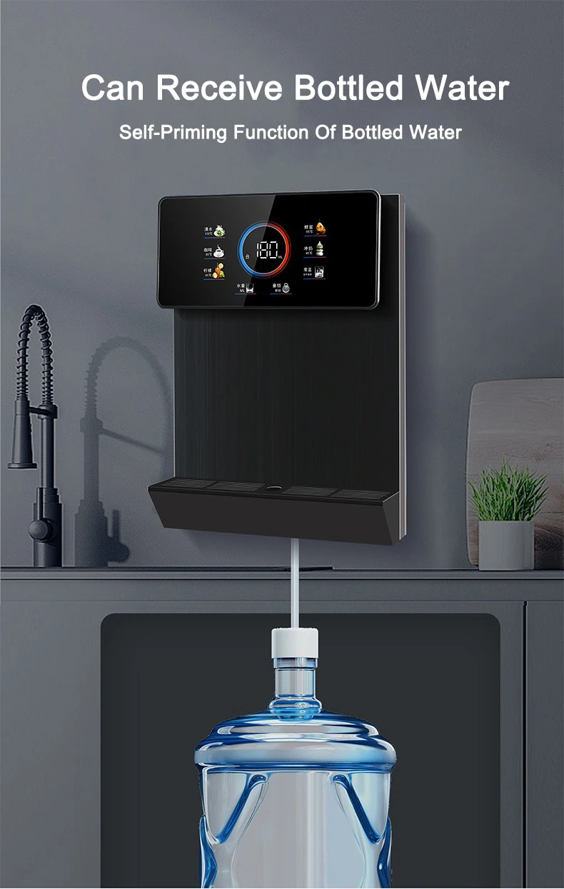Mini Wall-Mounted Hot and Cold Water Dispenser Convenient Hot Cold Water Dispenser