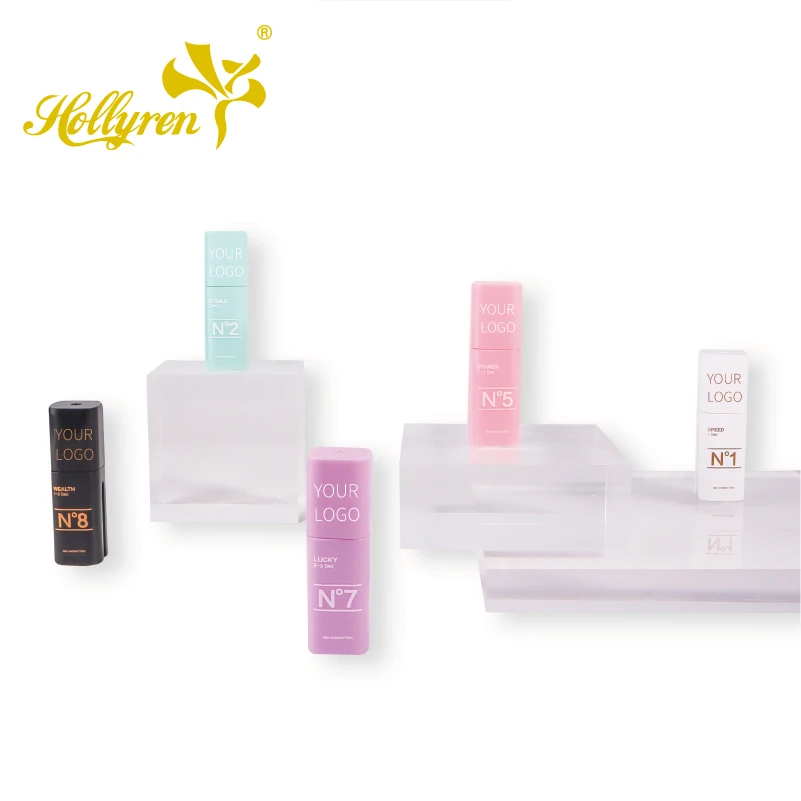 1-2Sec Fast Drying High&Low Humidity Glue Wholesale Strong Hold Waterproof Cruelty Free Eyelash Extension Adhesive Glue