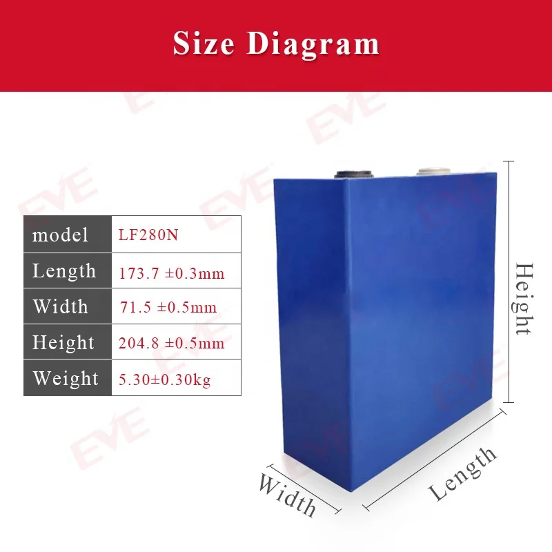 
2021 auto batteries EVE LF280ah 3.2v 280ah 310ah lifepo4 lithium batteries pack price cells fortune lishen lifepo4 battery 