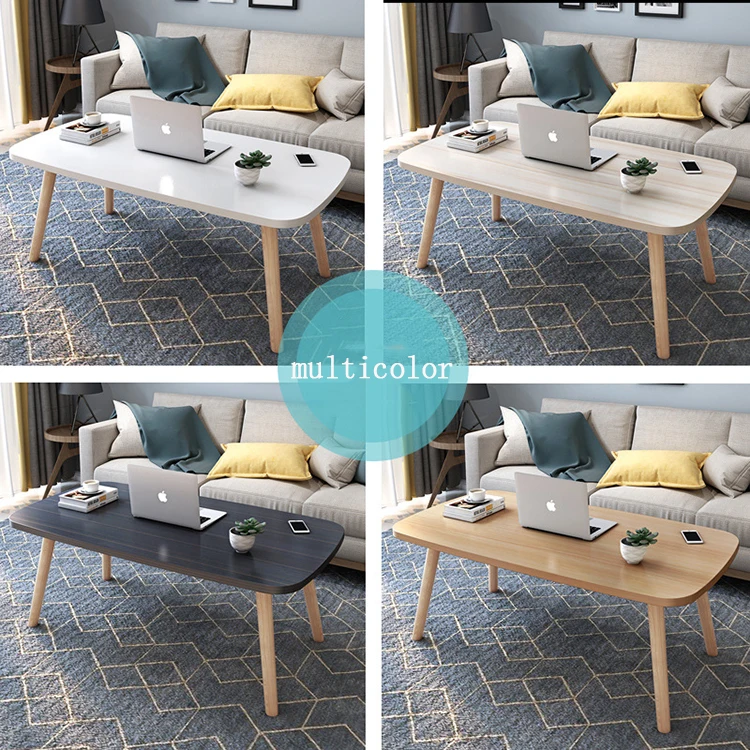 China factory Traditional modern home sofa side table cheap furniture MDF center coffee table for the living room