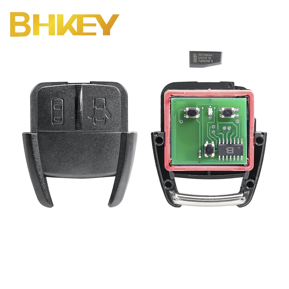 For Opel Astra For Chevrolet Viva Vectra 2 Buttons 433Mhz Remote Key  OP4