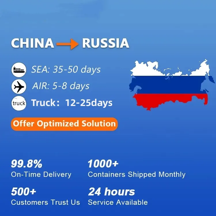 Ddp Door To Door Cargo Ship Delivery Logistic Service Agent Truck Freight Forwarder Shipping Guangzhou China To Russia