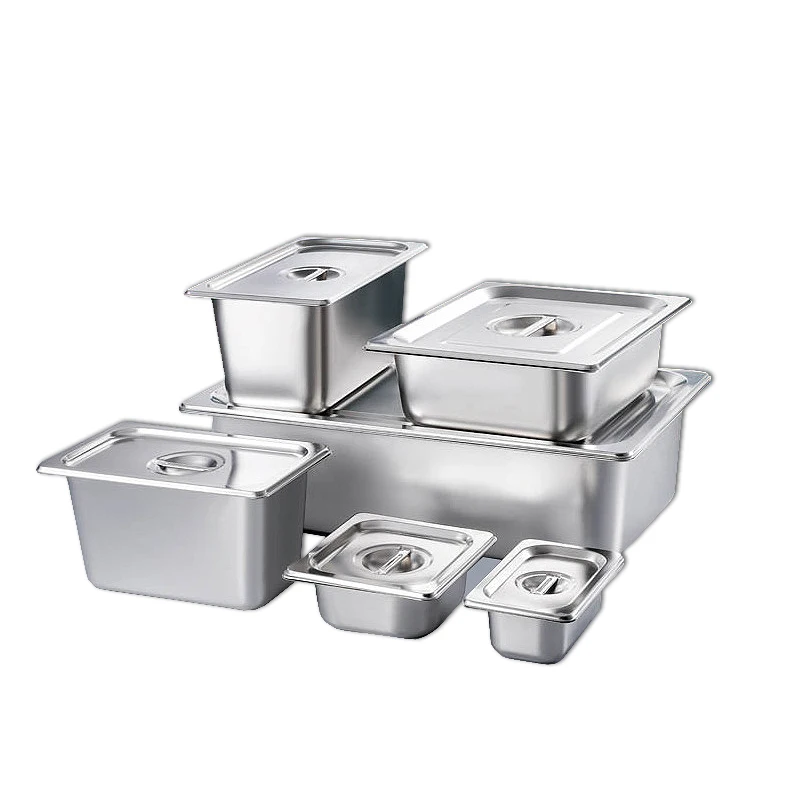 Restaurant Equipment 1/2 Size Gn Pan Stainless Steel Food Pan Gastronorm Container