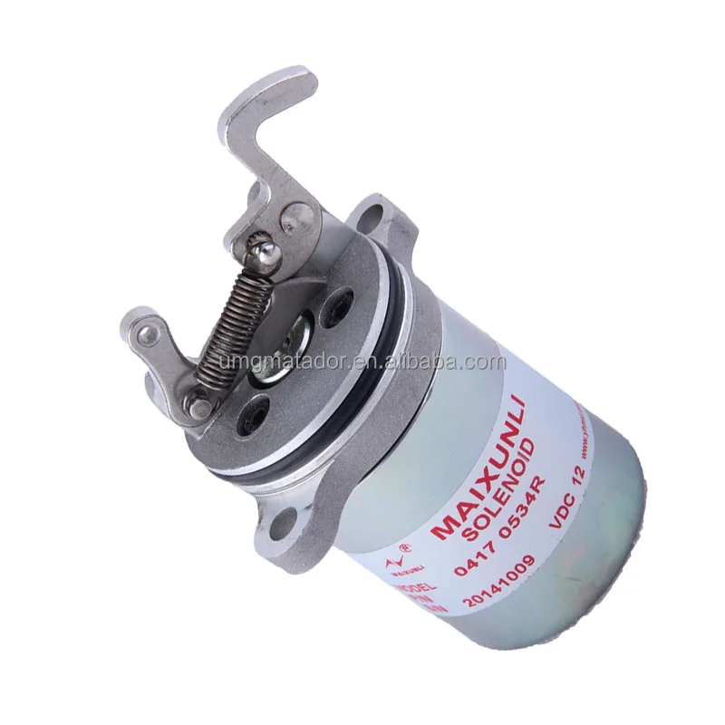 Fuel Shut Off Solenoid 04170534R Solenoid Valve Compatible for Deutz Engine F2L1011 F3L1011 F4L1011 BF4L1011