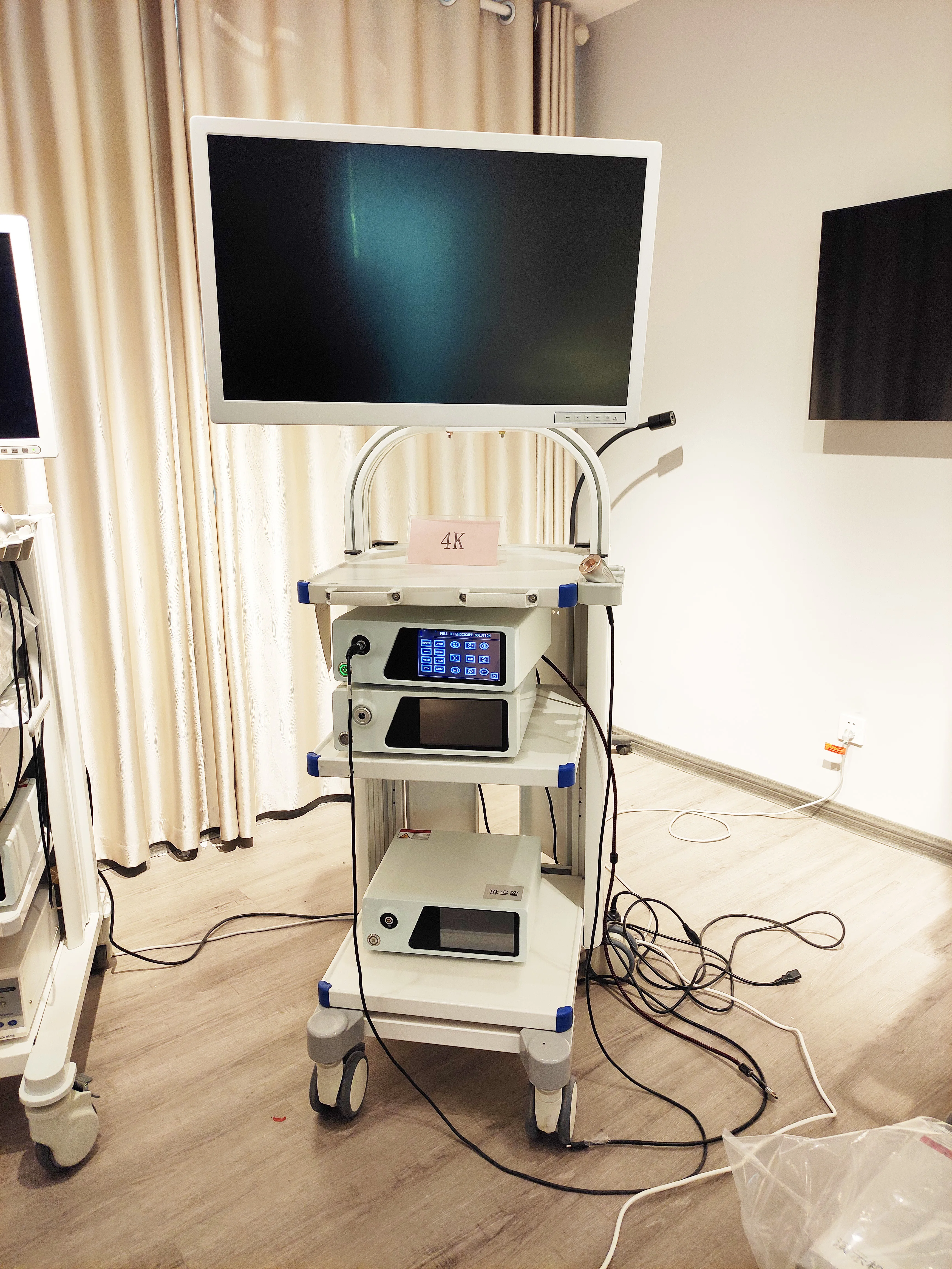 4k  fluorescence  Medical portable  endoscope camera for fiber endoscopic HD with light source