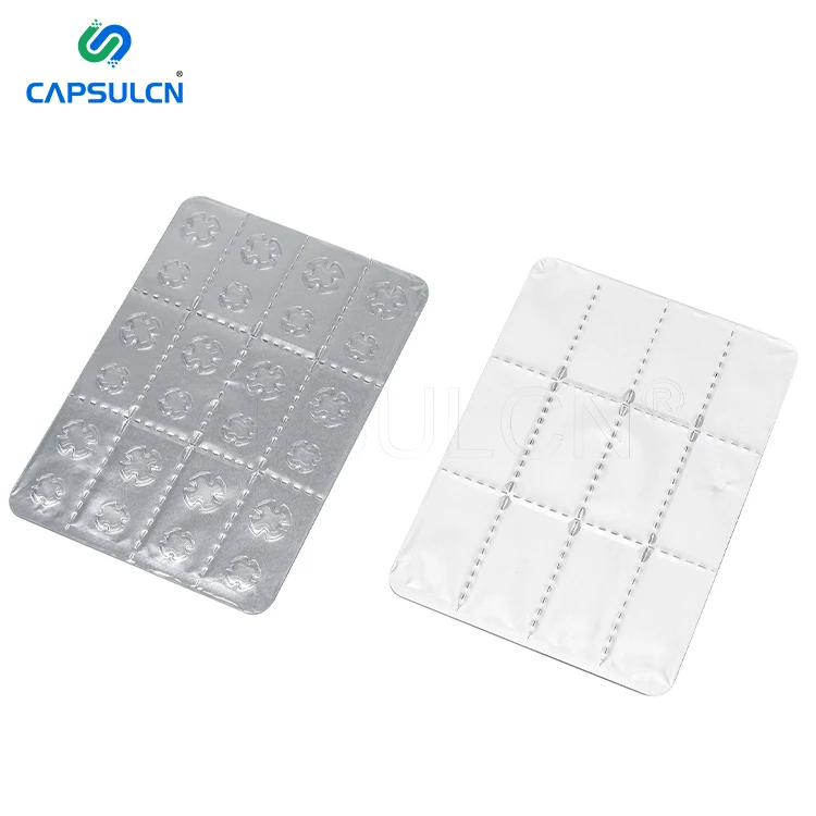 One Side Pre-sealed 10 Cavity Disposable Capsule Blister Packaging for Capsule Pill Tablet