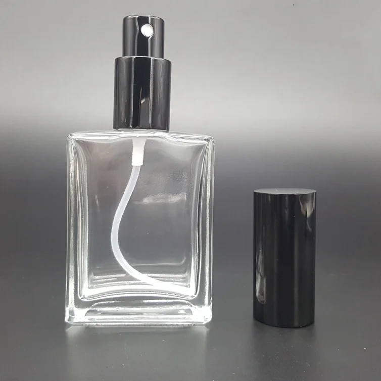 
Wholesale 30ml rectangular glass bottle with box 50ml perfume glass bottle 