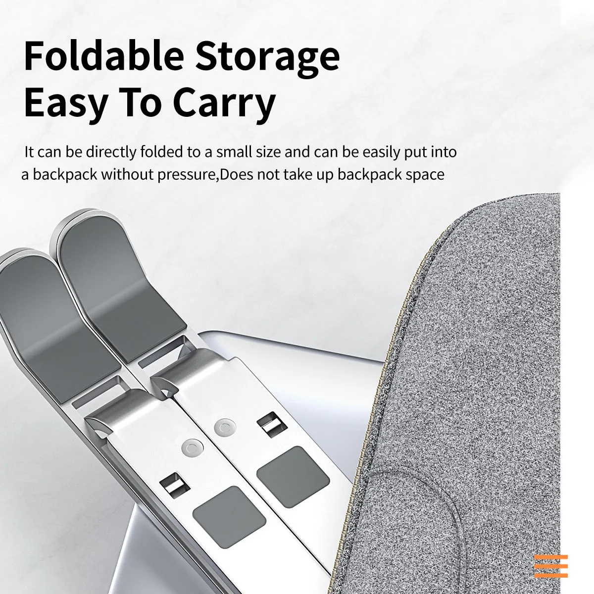 Height Adjustment Mini Plastic Laptop Stand Standing Table Portable Laptop Stand for desk