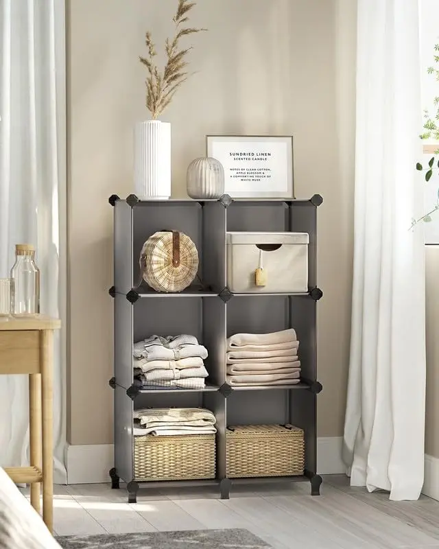 closet organizer wardrobe clothes storage shelves portable closet plastic storage cabinet