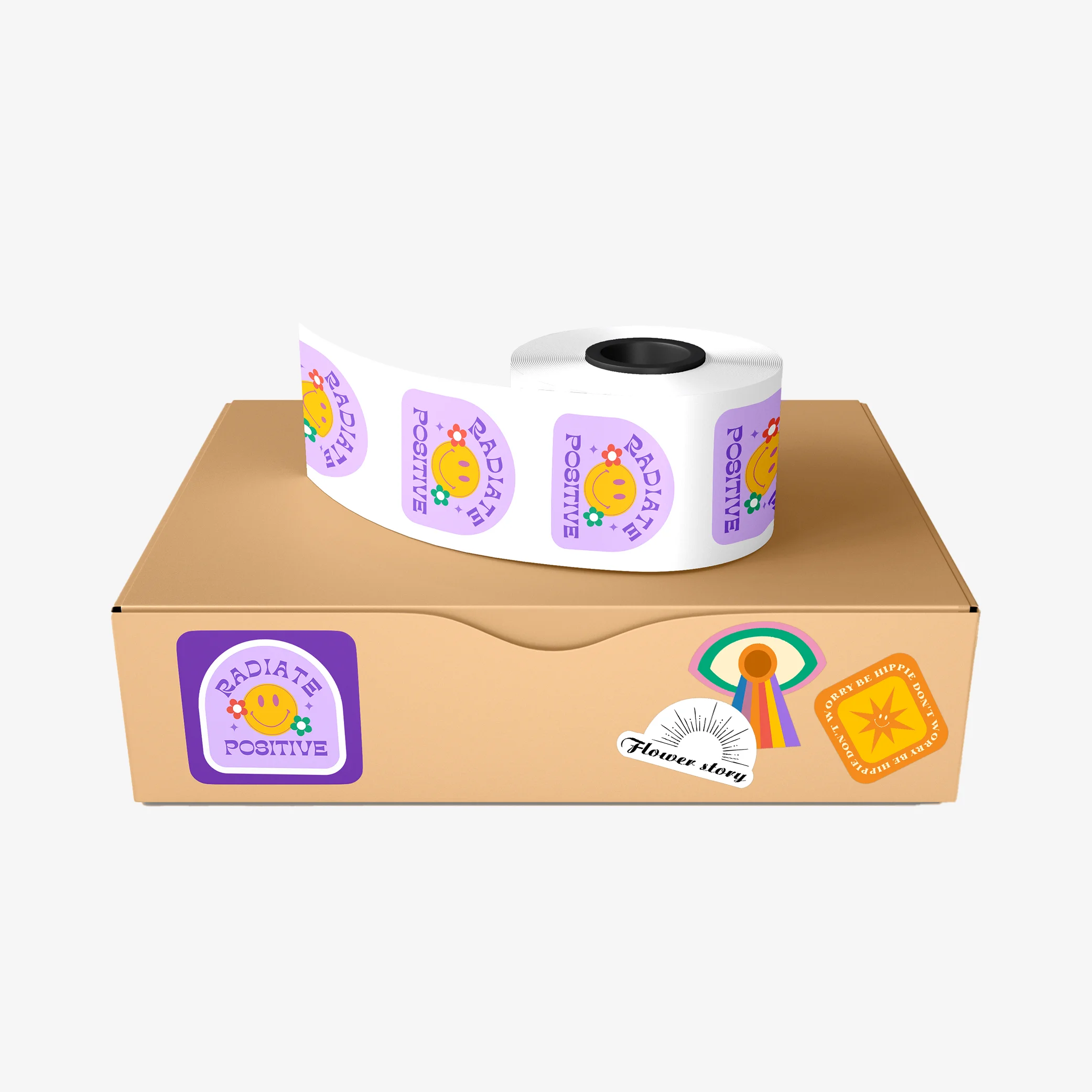 Food Labels Sticker Holographic Iml Cable Shrink Custom Clothing Wine Blush Private Candle Barcode Vial Electronic Shelf Label