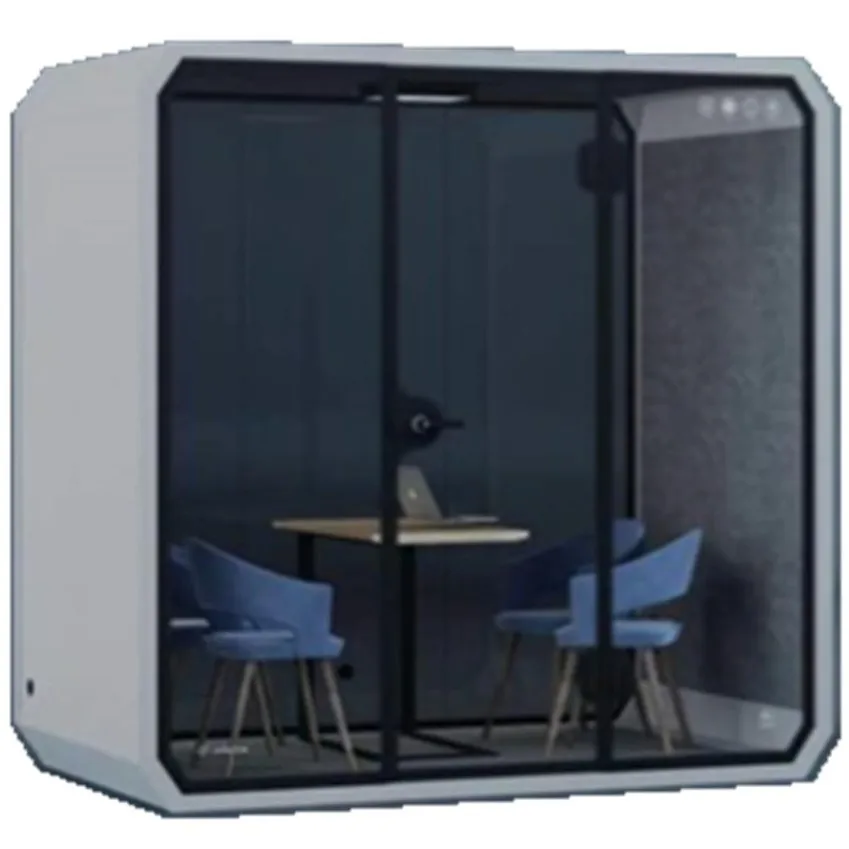 2 person conference soundproof office privacy phone booth sound insulation office meeting pod