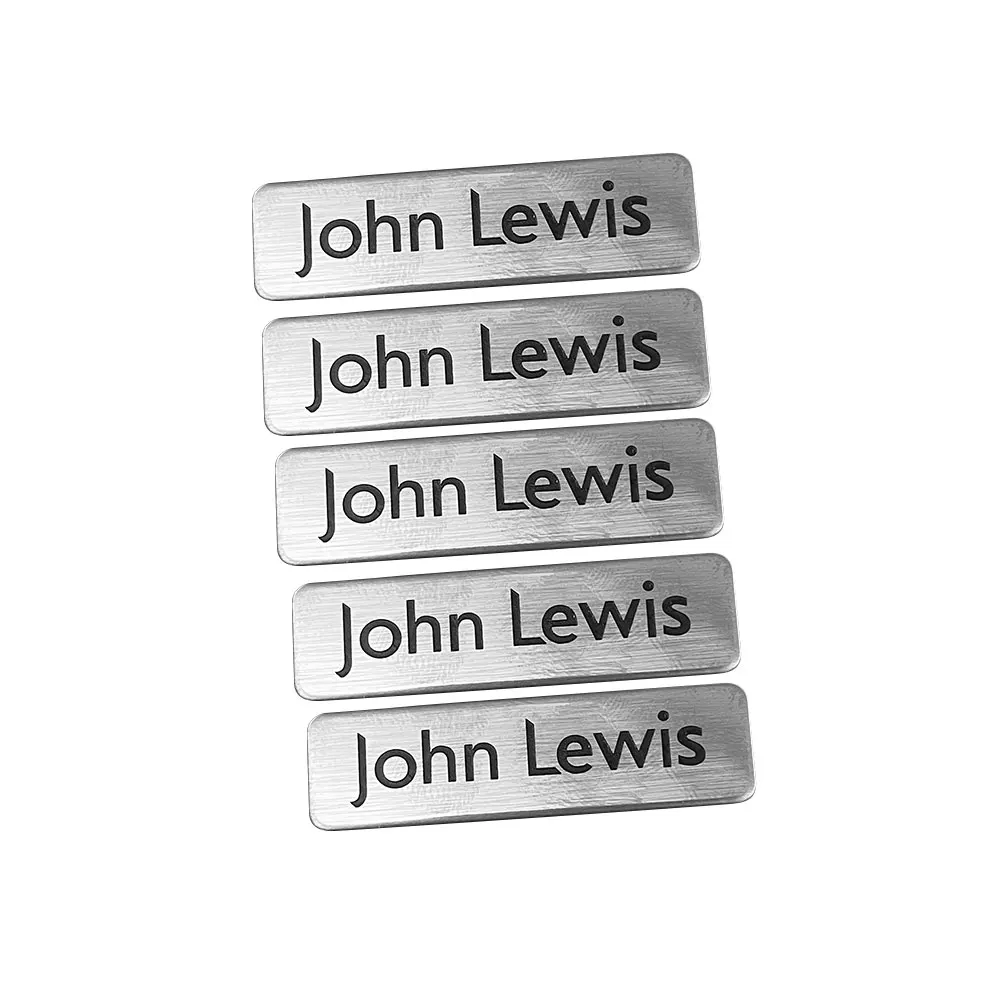 Cheap wholesale custom custom stainless steel nameplate steel logo for furniture