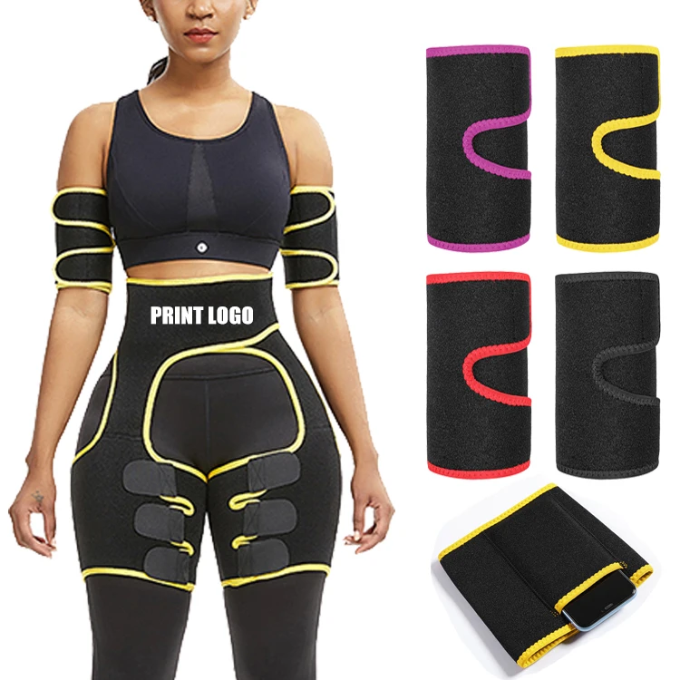 2019 New Design Custom Logo Latex-Free Neoprene workout thigh shaper booty sculptor thigh shaper