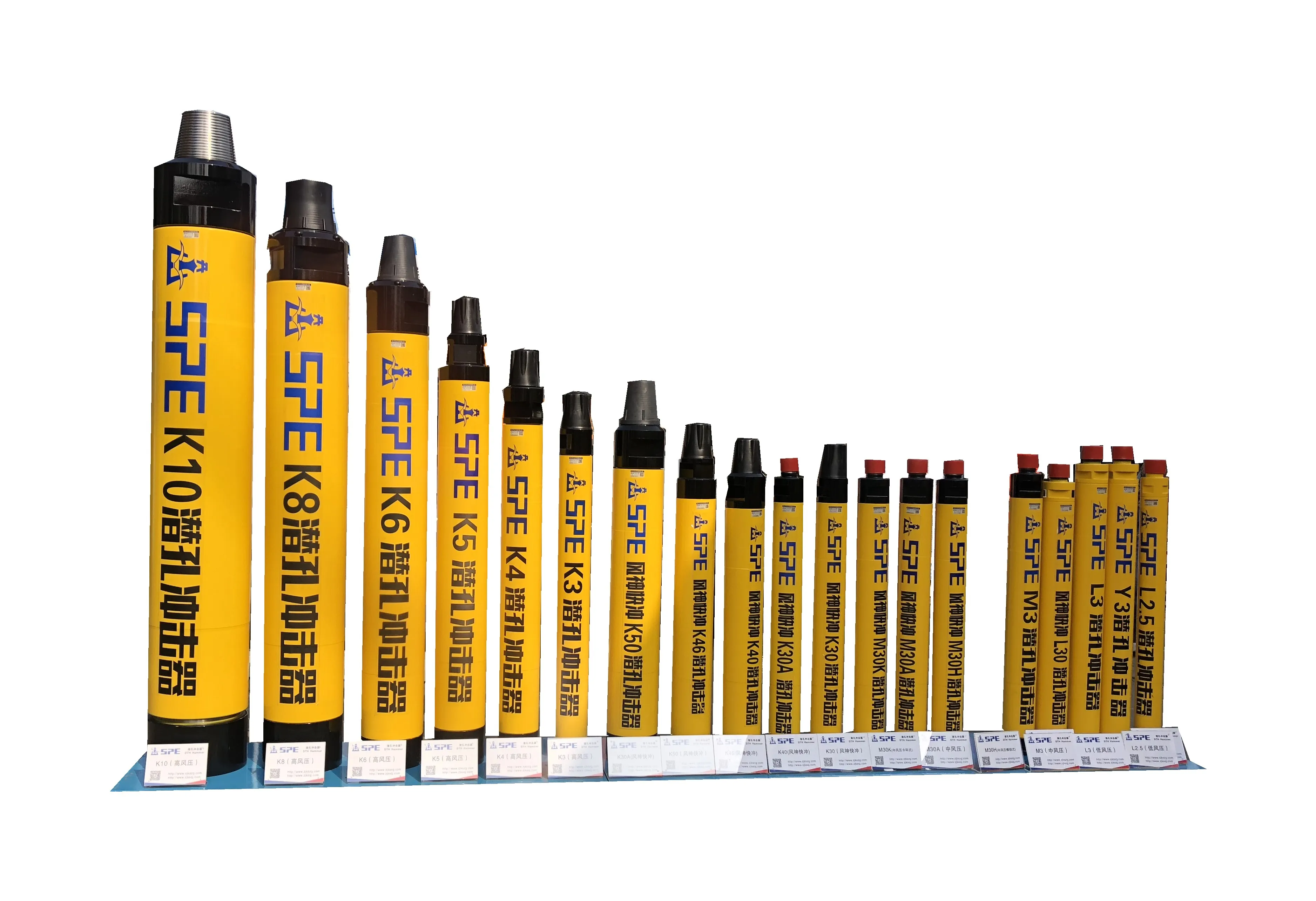 hole rock drilling water well drilling air pressure mission 40 high pressure dth hammer drilling machine