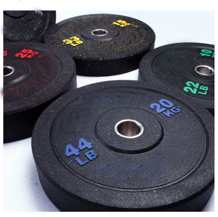 Dinuo Wholesale Weightlifting Fitness Workout Rubber Bumper Weight Plates Fitness Molds for Strength Training