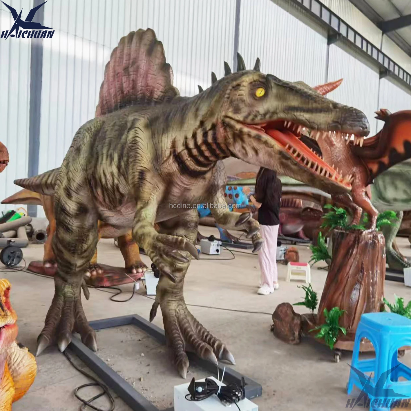 Dinosaurios Motorized Dinosaur Figure Real Size Dinosaur Animatronics Sale For Dino Park
