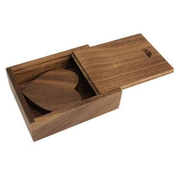 Wooden heart Usb Flash Drive 64mb Pen Drive Wood Memory Stick Pendrive Key Usb Stick Device 4G 8G 16GB 32GB Gifts for Customers