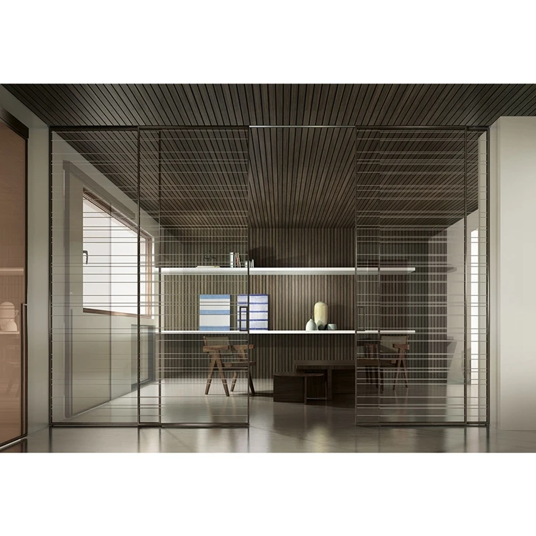 bespoke properties black frameless glass top hanging aluminium sliding door