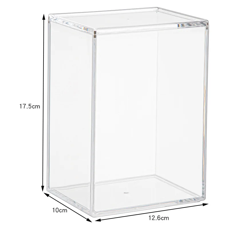 Acrylic Blind Box Display Box Lego Brick Transparent Display Stand Bubble Mart Figure Toy Dust Cover
