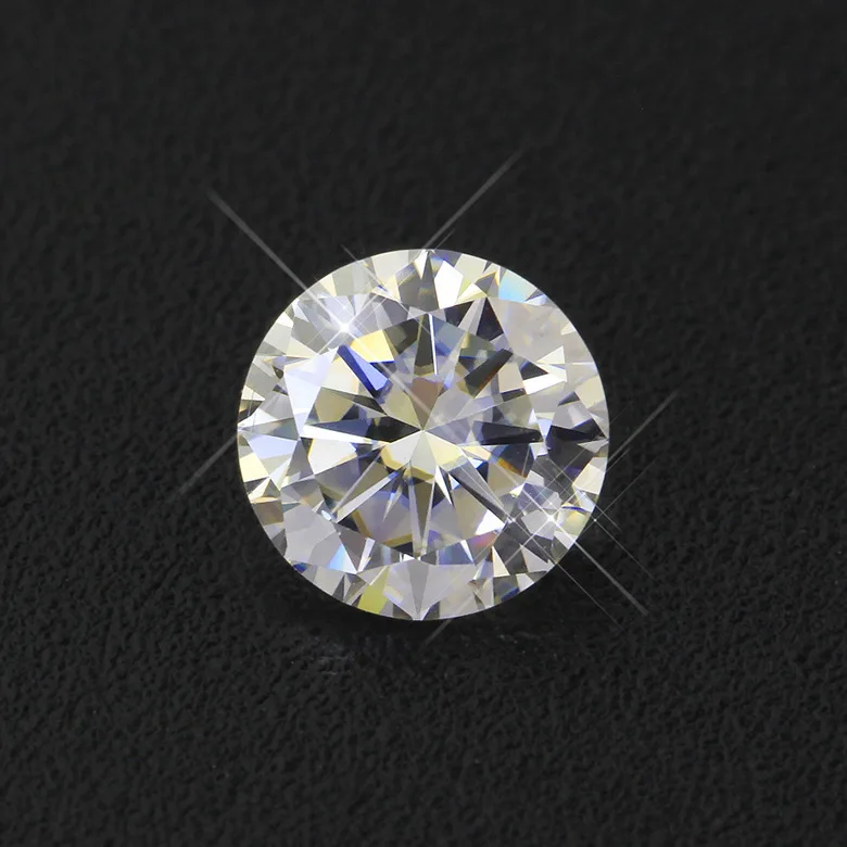 PUSHI round raw certificated gemstone manufacturing color d custom gra certified wholesale vvs loose stone moissanite diamonds