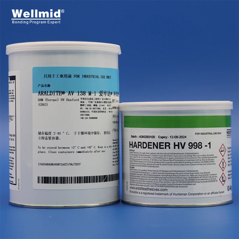 HUNTSMAN Araldite AV138M-1 HV998-1cold setting two part  gap filling epoxy resin with hardener chemical resistant 1.4kg AB Glue