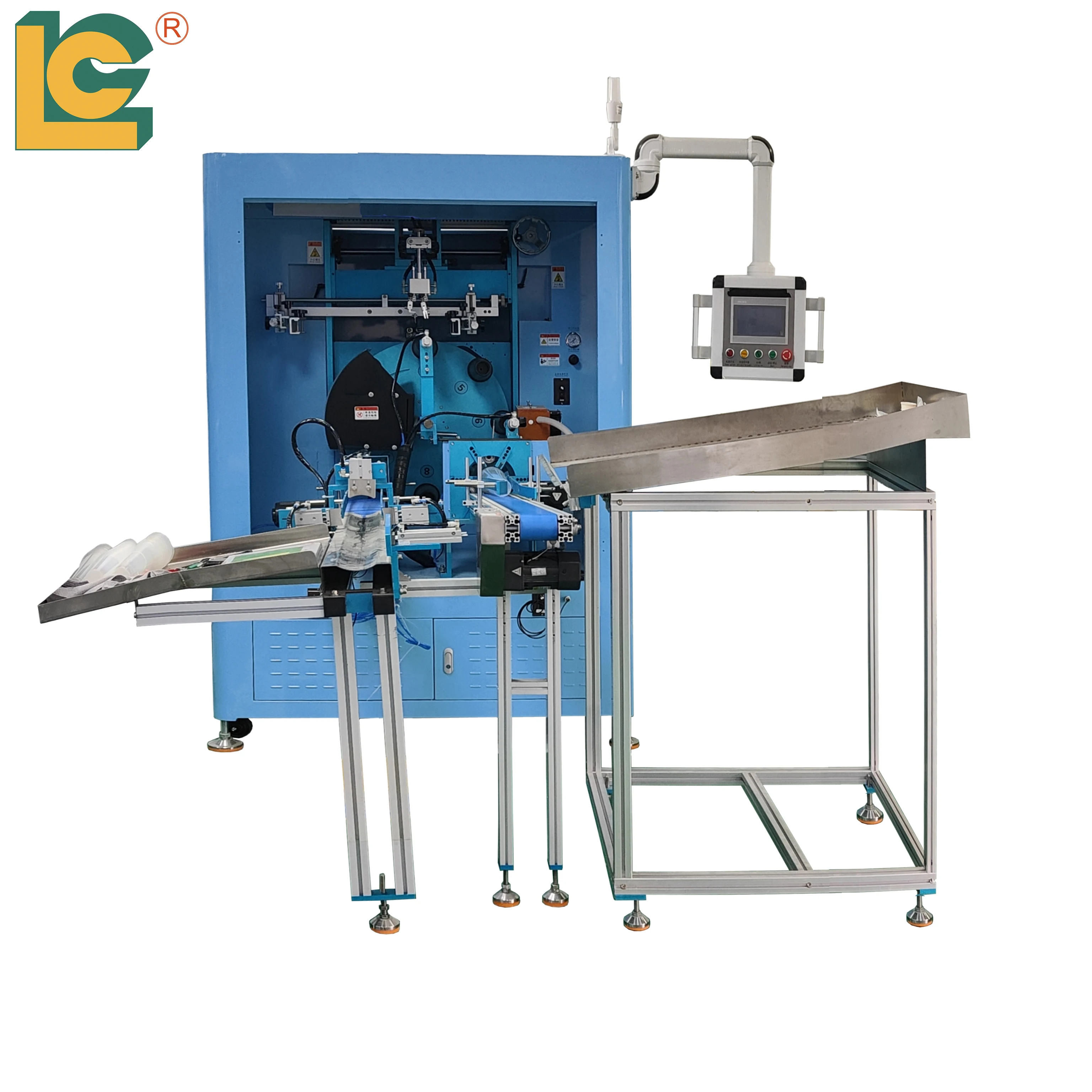 120mm diameter Cup Serigraphic Printing Machine LC Brand Paper cup Automatic Screen printing machine