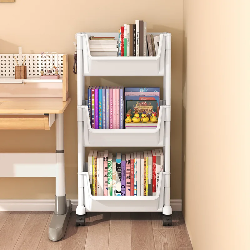 storage rack multi-layer plastic storage rack kitchen clutter container car