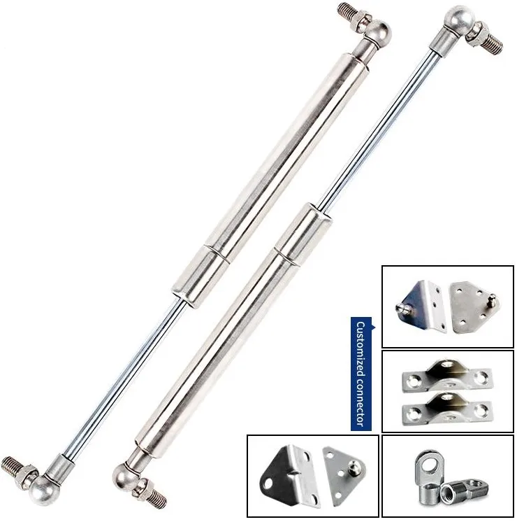 Stainless Steel 316 Gas Spring Strut for Vessel with various end fittings