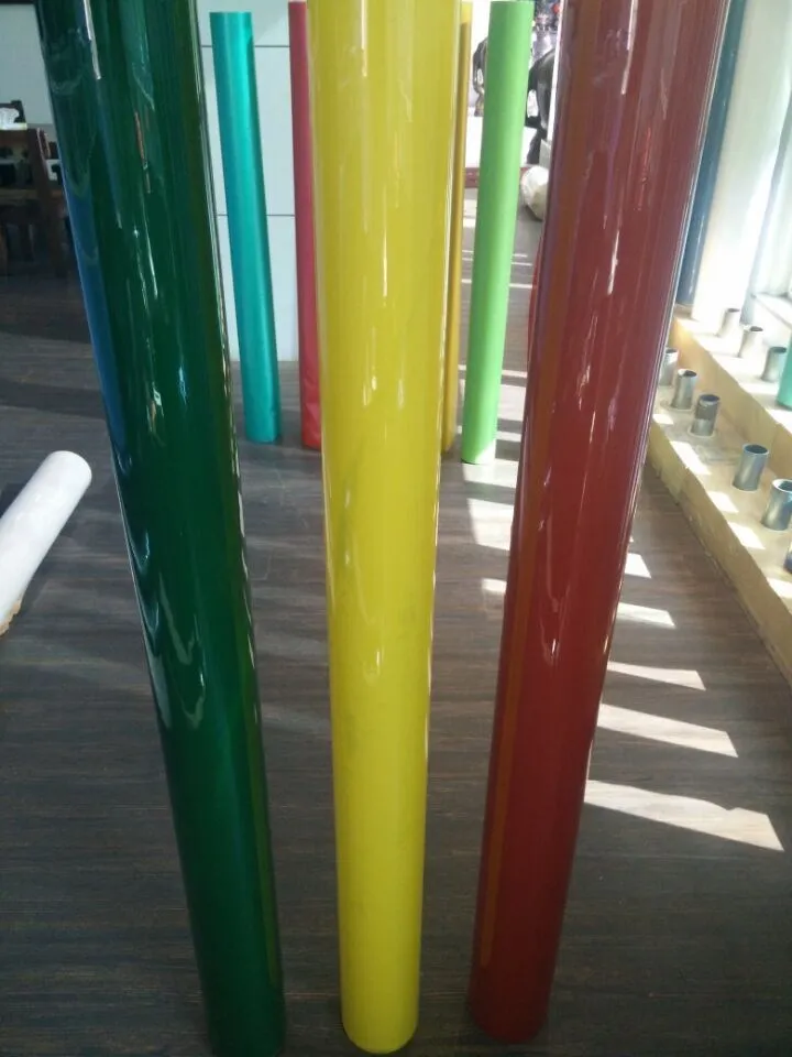 XIONGXING Super Clear PVC Film Colored soft Packaging Film Glossy Surface Moisture Proof Flexible