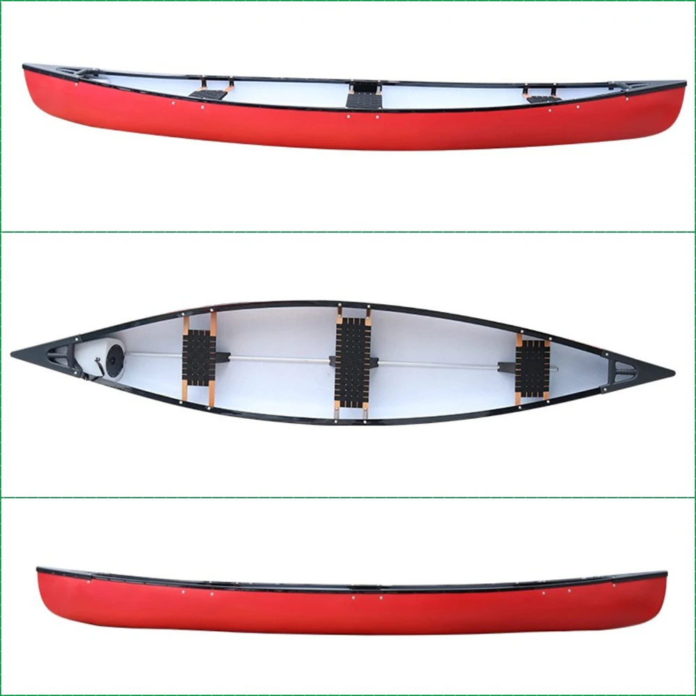 Hot-sell Plastic Fishing Canoe/Kayak,Durable Big Size 16Ft Long For 4 Person,China Canoe Manufacturers Kayaks And Canoes