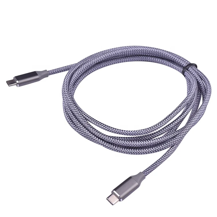 USB-IF бесплатный образец сильный USB-C-USB-C 3,1 20 V 5A 100 W PD Кабель зарядного устройства с E-mark