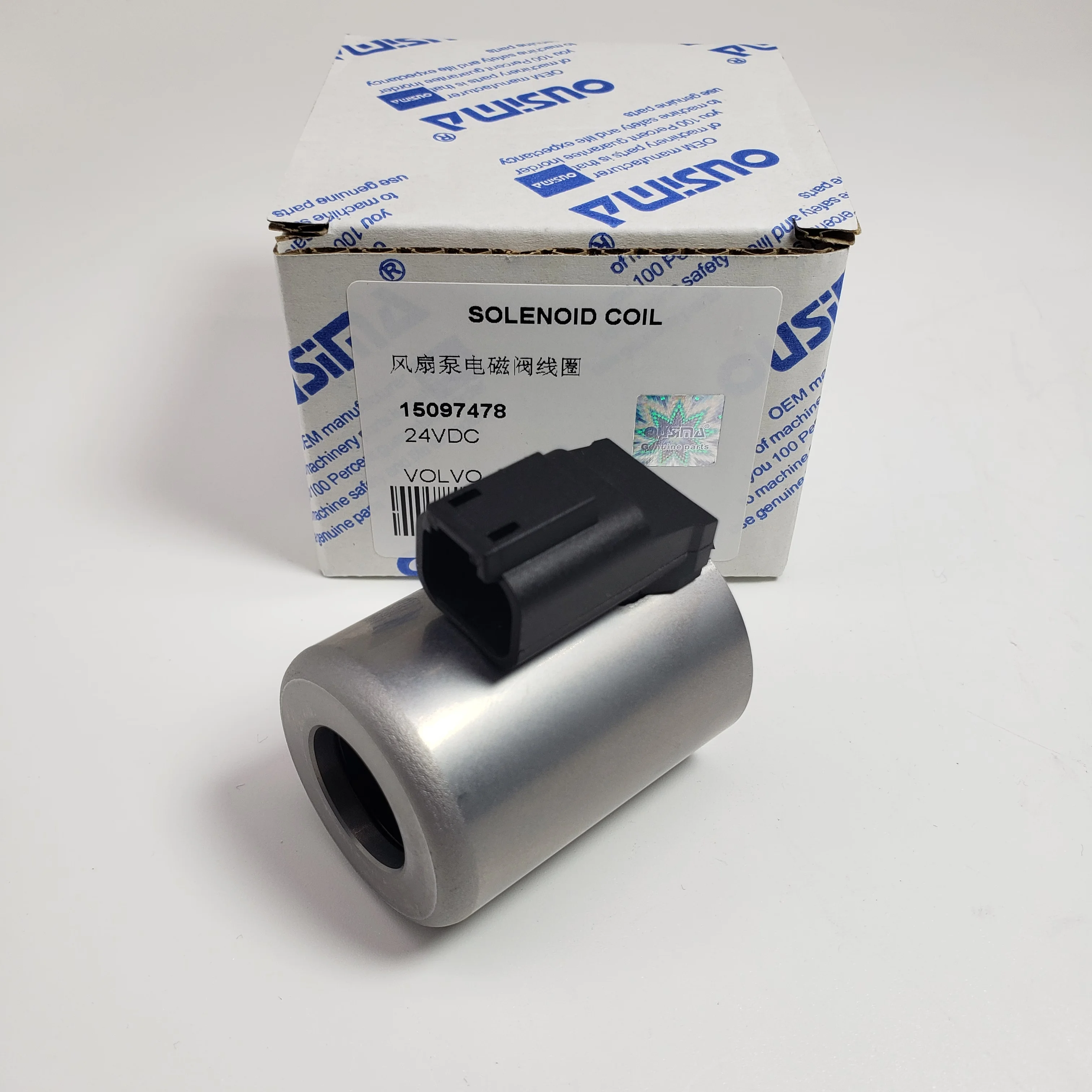 OUSIMA Excavator Solenoid Valve Coil 15097478 for VOLVO