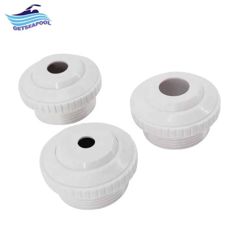 Swimming Pool And Spa Eyeball Jet 1-1/2-inch Thread Flow Inlet Fitting Plastic Pool Eyeball Nozzle Jet