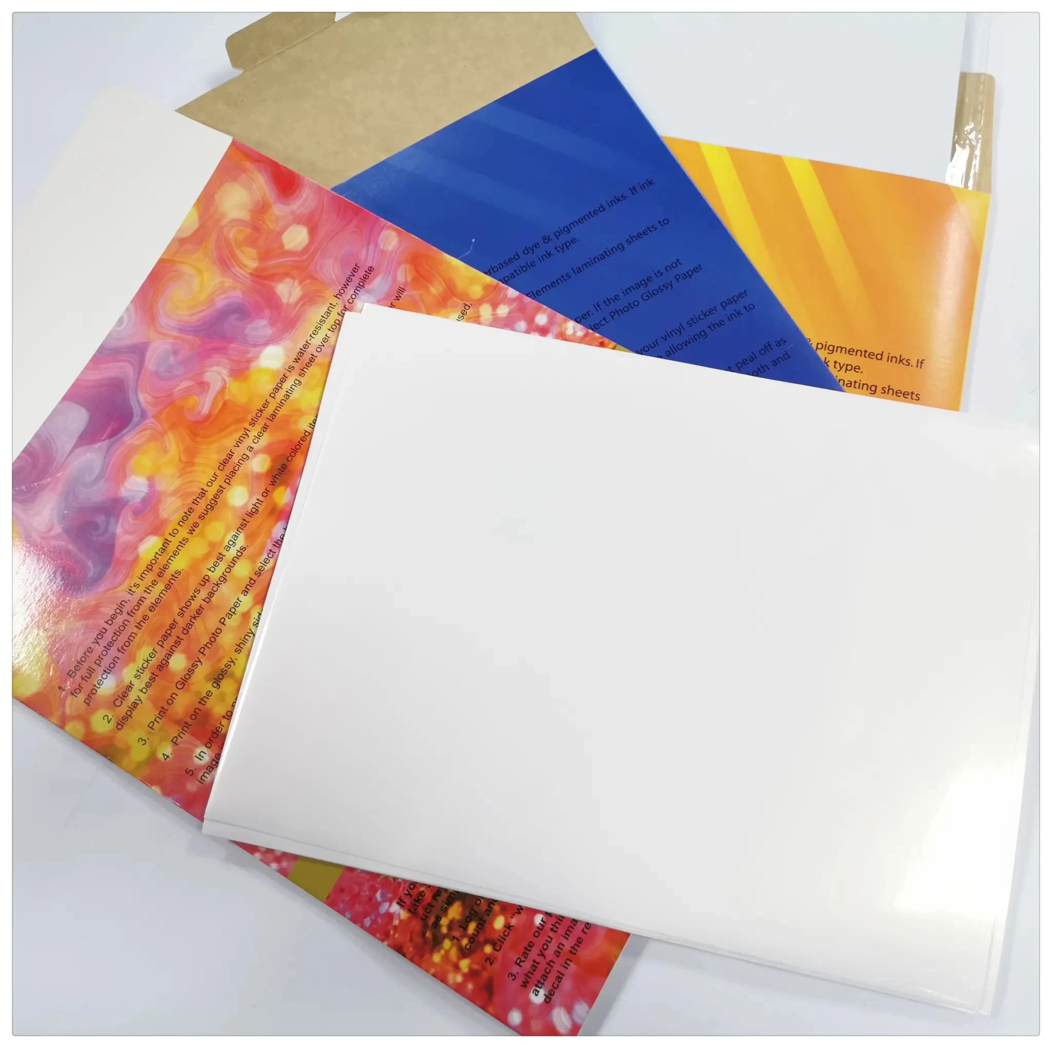 Inkjet transparency a4 sticker paper strong viscosity