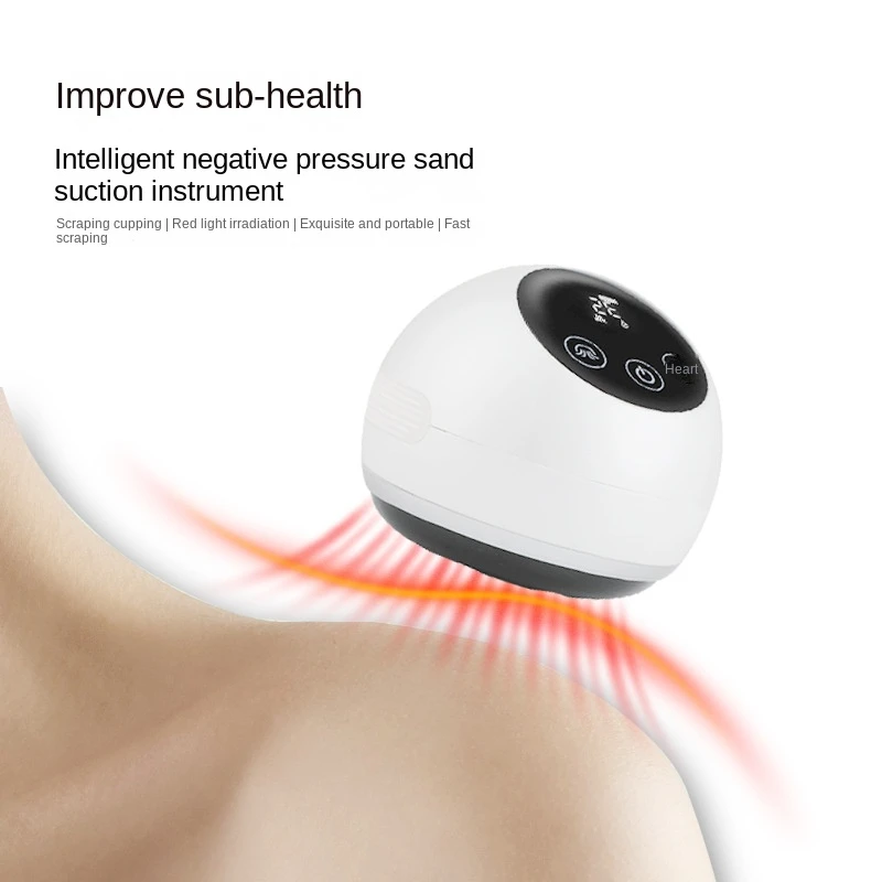 Home Smart Vacuum Gua Sha Scraping Cupping Massager for Shoulder Back and Neck Suction Scraping Vacuum Cupping Massager