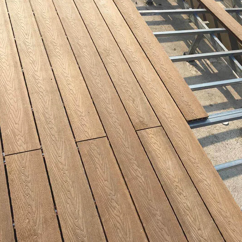 Hot Sale Waterproof WPC Siding Boards Wpc Decking Solid Decking Vinyl WPC Terrace Floor
