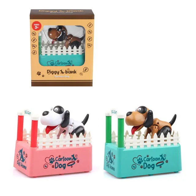 Dogs Eat Coins Automatic Puppy Stealing Money Bank Electric Saving Money Boxes Kids Gifts toy