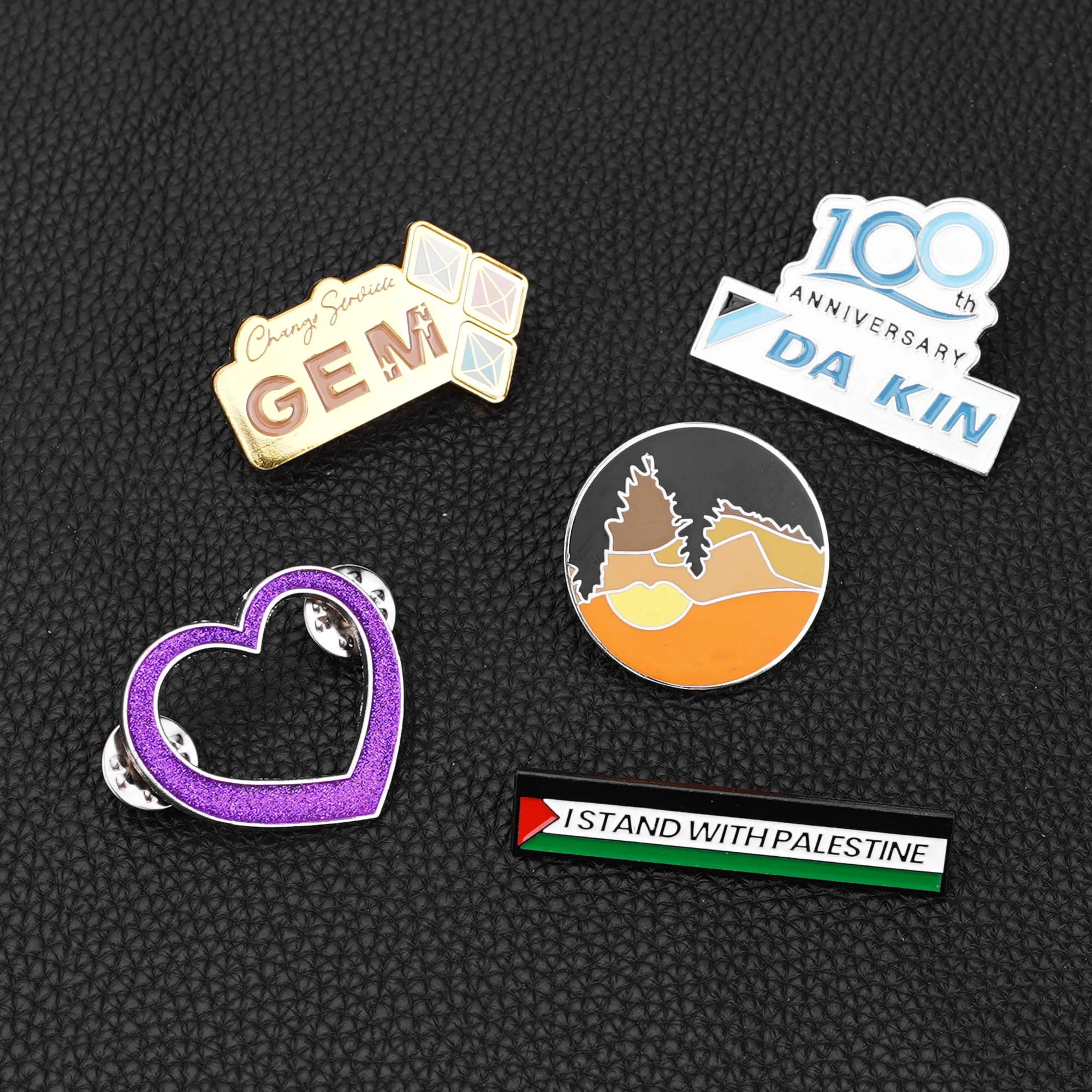 Design Your Own Badges Wholesale Metal Craft Gift Custom Logo Lapel Pin Badge Metal Brooch Hard Soft Enamel Pins For Hat Clothes