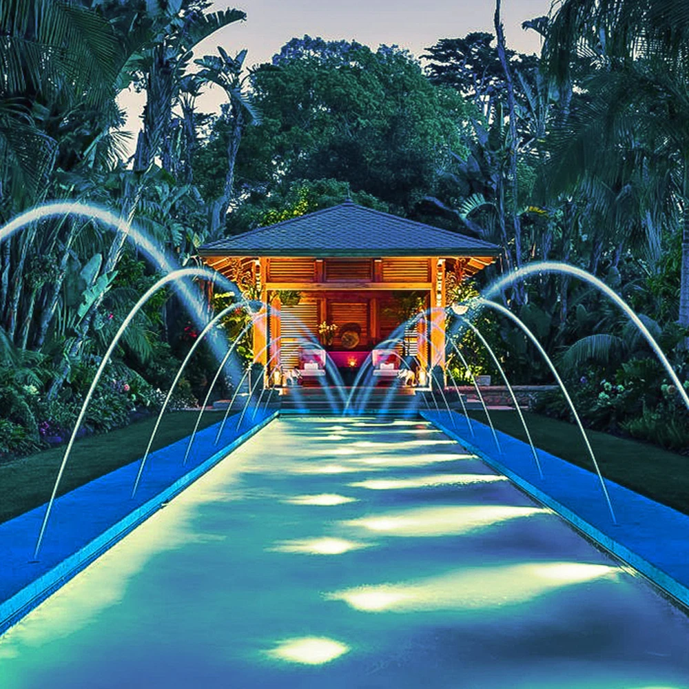 High Power Underwater Dc 12 Volt Rgb Remote Control Ip68 Waterproof Wifi Control Pool Lights Led