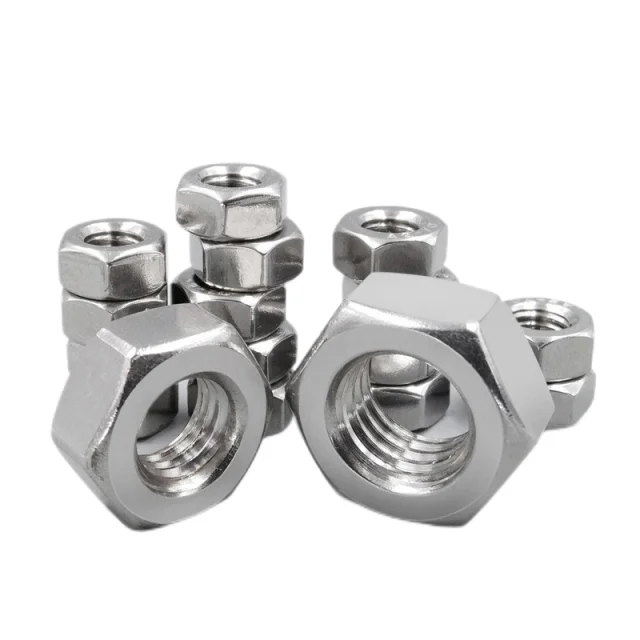 Factory directly wholesale hex stainless steel nuts din 934 nut m6 stainless steel