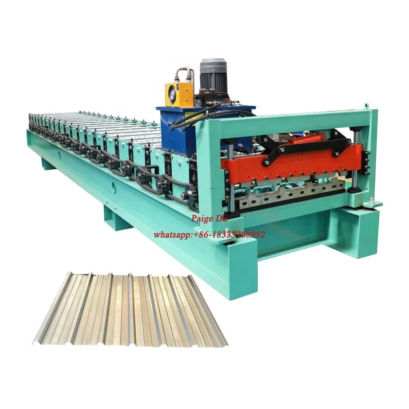 High speed durable corrugated color steel roofing sheet roll forming machine for sale