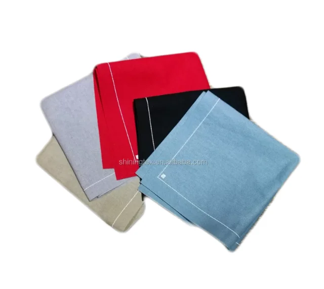 Cloth Napkin colorful disposable cotton napkin for the restaurant promotion