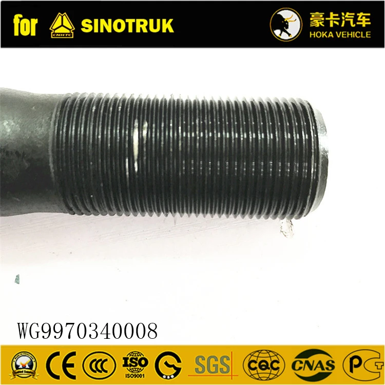 Original SINOTRUK HOWO Truck Spare Parts Wheel Bolt WG9970340008 for HOWO 70T Mining Dump Truck