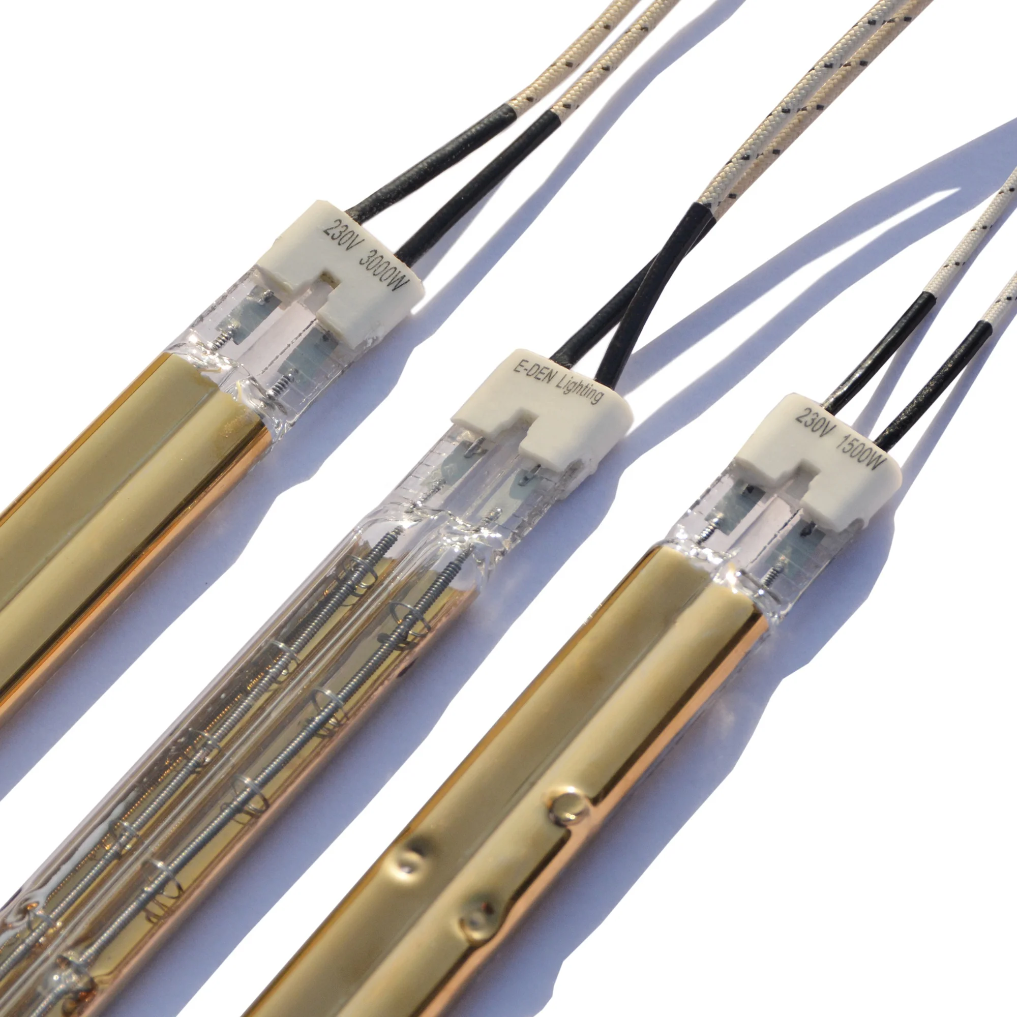 Industrial Laminating 230V 3000W Quartz Infrared Heat Lamp PET Blowing Quartz Tube IR Lamp