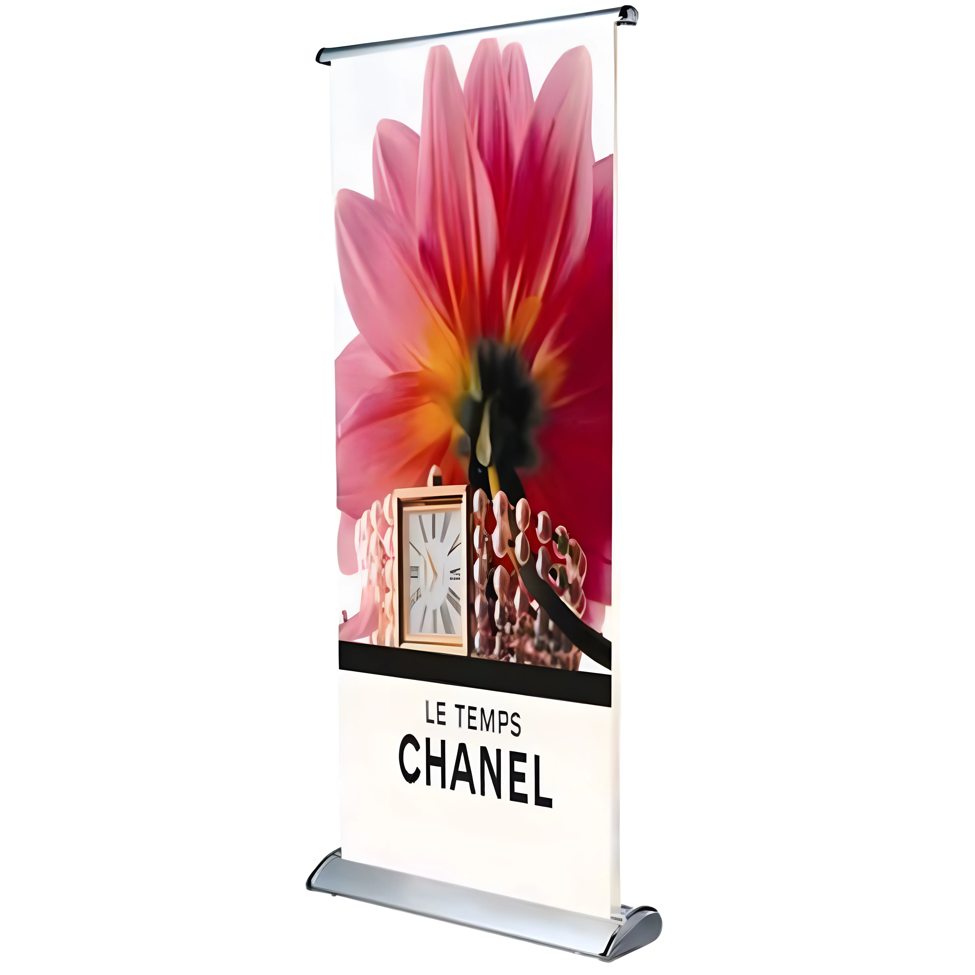Customized Roll Up Trade Show Logo Holder With Handbag Banner Holder