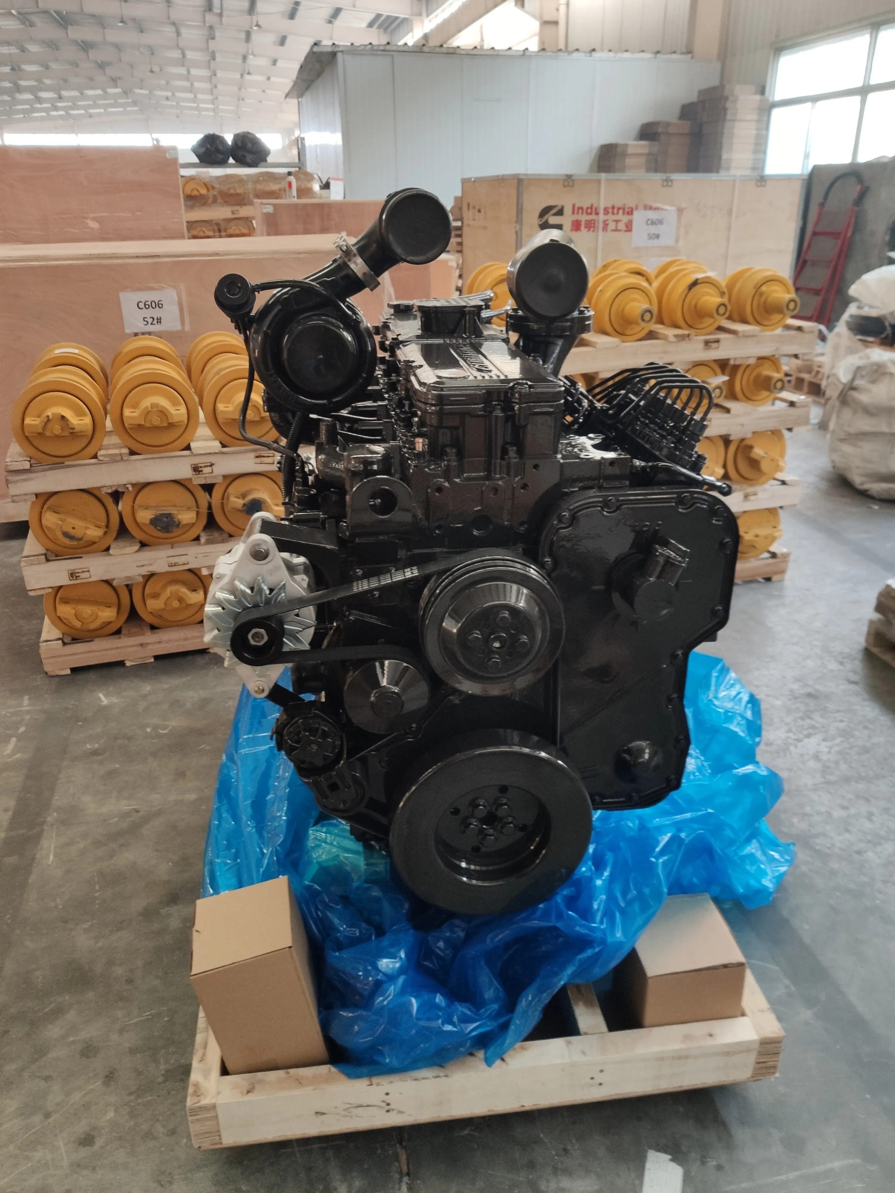 Дизельный двигатель Cummins 6ltaa8. 9-c325 для колесного погрузчика буровая тяга в сборе