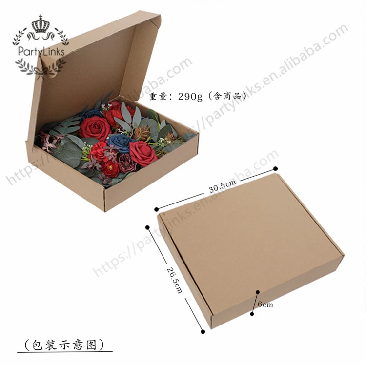 Artificial Flower Rose Peony Welcome Sign Wedding Guest Card Decoration Wedding Arch Wedding Background Wall Decoration Supplies