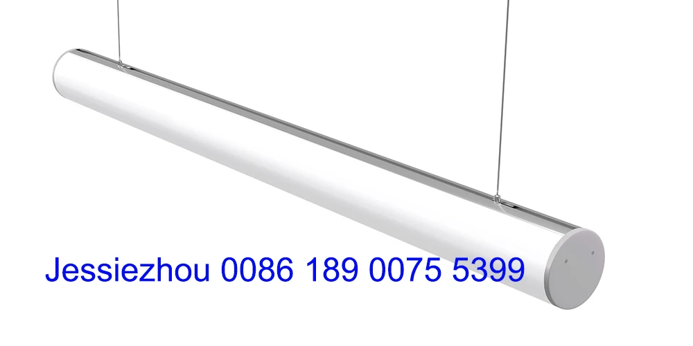 Trunking светильники 40w 80w коммерческий светодиодный подвесной линейный светильник